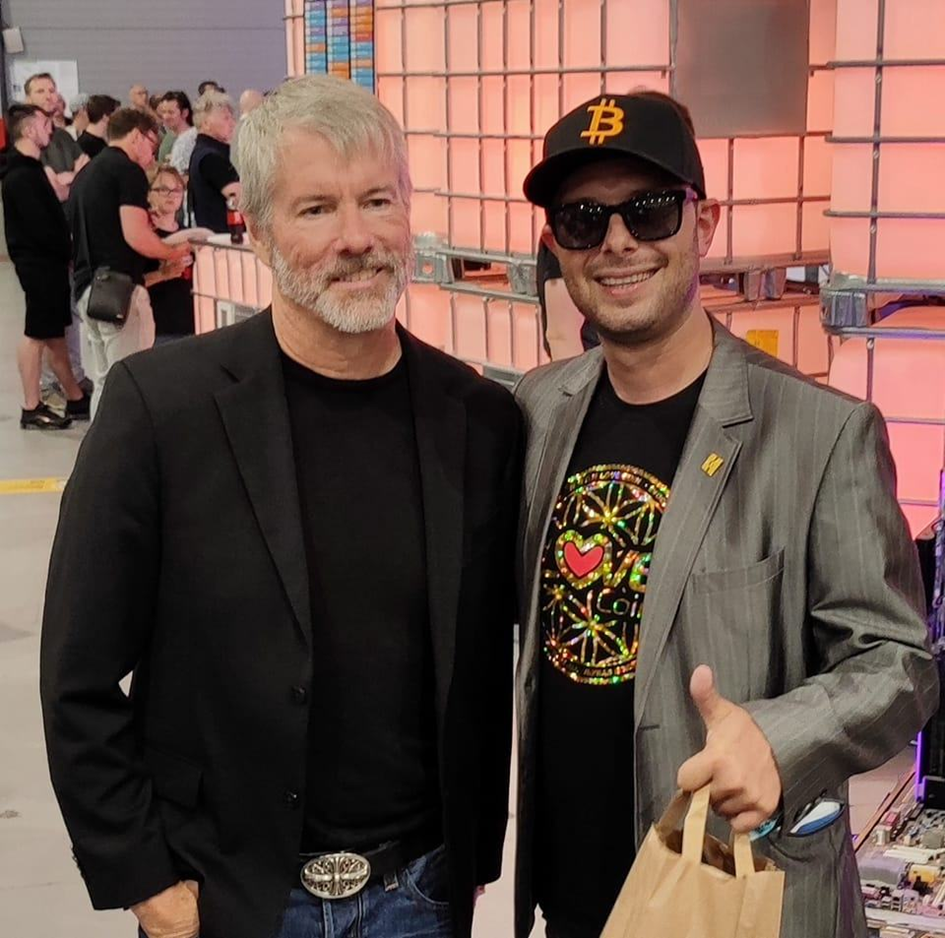 Michael Saylor and LOVE Coin creator