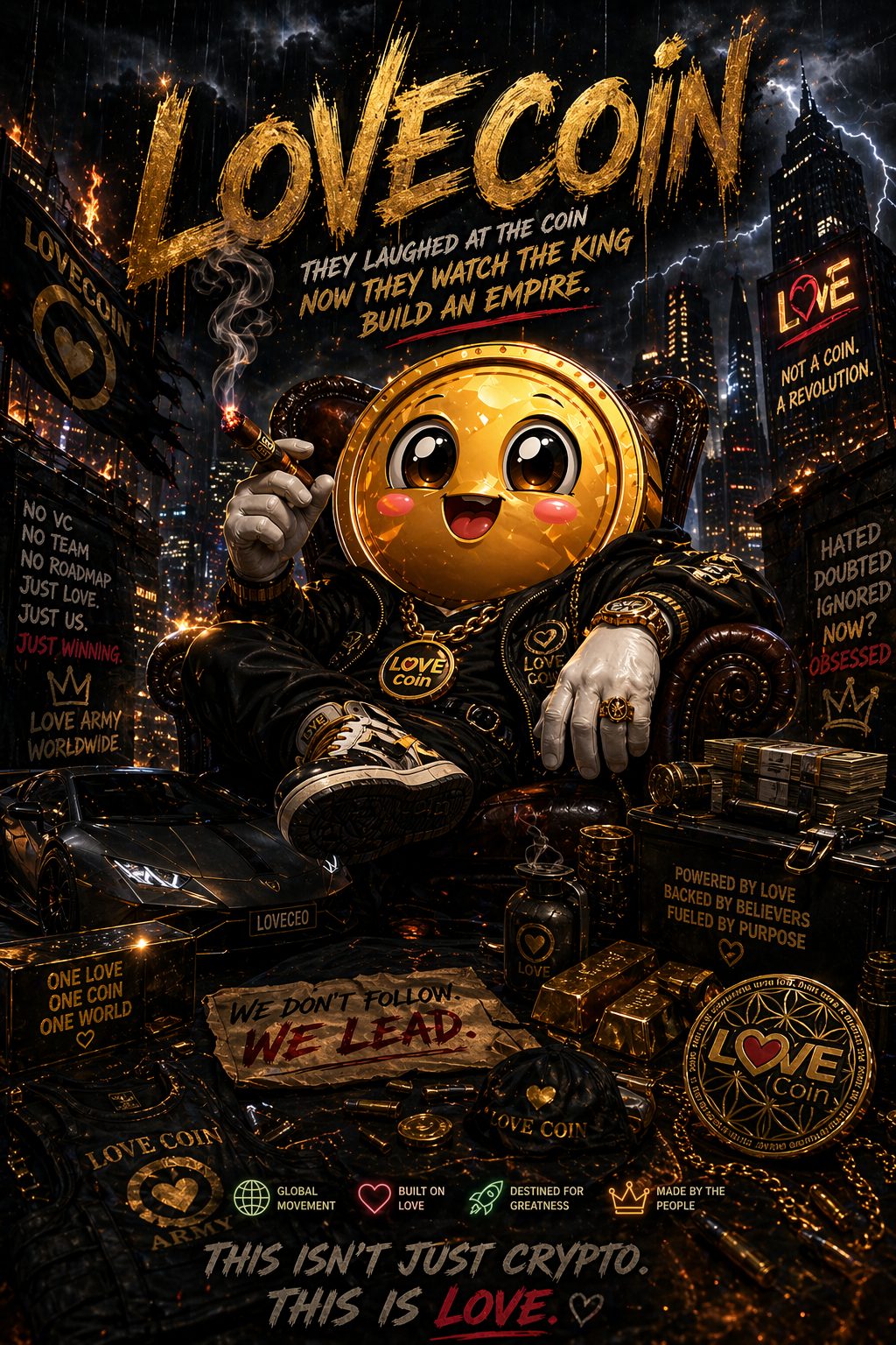 LOVE Coin — They laughed at the coin, now they watch the king build an empire