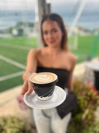 Sharing coffee with love