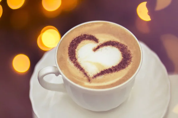 Latte art heart