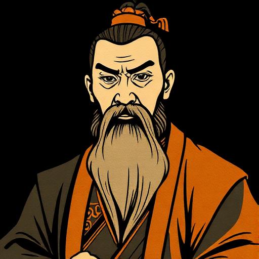 AI-generiran portret · Sun Tzu